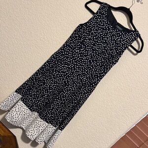 Lauren Ralph Lauren Dark Blue and White Dress